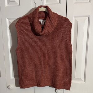 Rachel Zoe Rust Cowl Neck Sweater